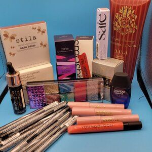 25 Piece Mens & Womens Beauty Bundle - Makeup, Beauty,  Rare Beauty, Drakkar+